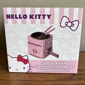 Hello Kitty Sanrio Fondue Maker - Brand New In Box. Includes 4 Fondue Forks